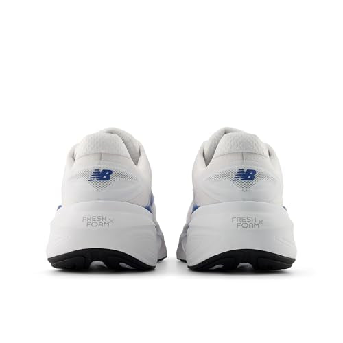 New Balance Men's Fresh Foam X More V6 Running Shoe, Nb 103 White/Blue Agate/Reflection, 10 M