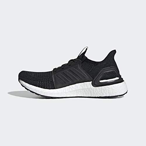 adidas Women's Ultraboost 19, Black/Grey/Solar Orange, 5.5