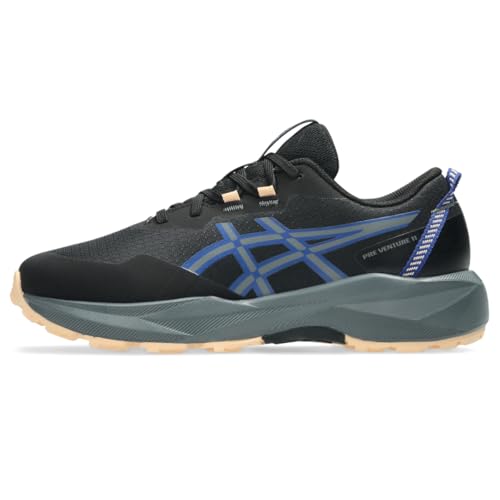 ASICS Kid's PRE Venture 11 Grade School Running Shoes, 6.5, Black/ASICS Blue