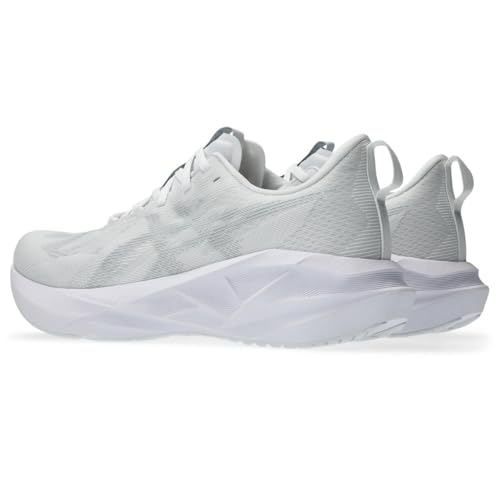 Asics NOVABLAST 5 mens Sneaker, WHITE/PIEDMONT GREY, 8.5