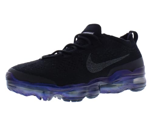 Nike Air Vapormax 2023 Flyknit Women's Shoes (FD3148-001, Black/Metallic Silver/Multi-Color) Size 6