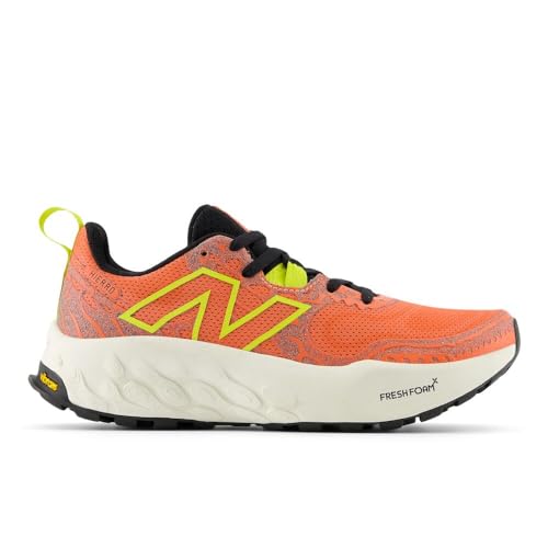 New Balance Women's Fresh Foam X Hierro V8 Trail Running Shoe, Gulf Red/Tea Tree/Angora, 10 M