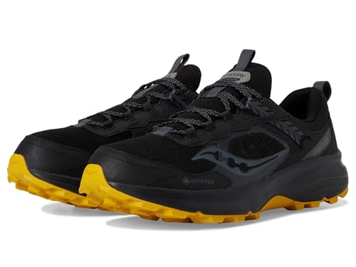 Saucony Men's Excursion Tr17 GTX Sneaker, Black/Oak, 11