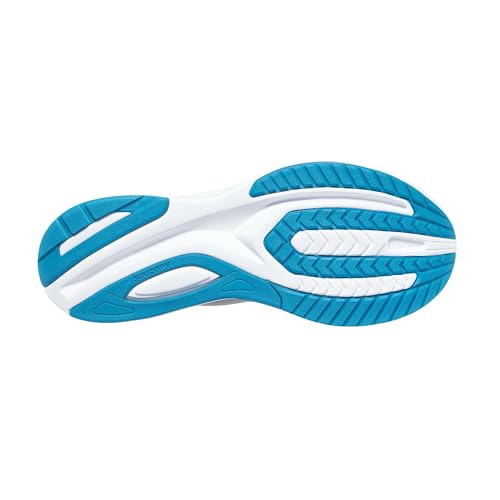 Saucony Men's Guide 15 Sneaker, Alloy/Topaz, 10 Wide