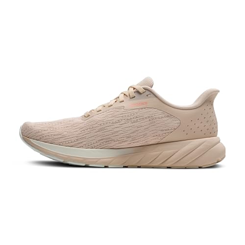 Brooks Women’s Anthem 7 Neutral Running Shoe - Almond/Grey/Desert Flower - 8.5 Medium