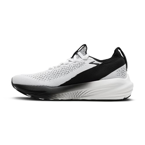 Brooks Men’s Glycerin Stealthfit 22 Neutral Running Shoe - White/Grey/Black - 8.5 Medium