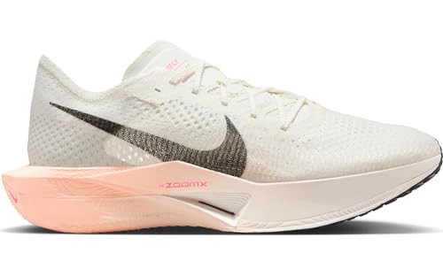 Nike Men's Zoomx Vaporfly Next% 3 Trainers, Sail Black Crimson Tint Guava Ice, 40.5 EU