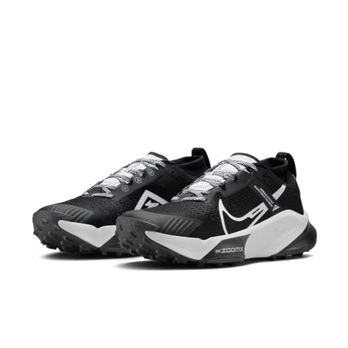 Nike Women's W Zoomx Zegama Trail Low, Black White, 6 US - alternate view 6