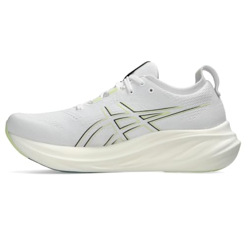 ASICS Men's Gel-Nimbus 26 Running Shoes, 11, White/Birch