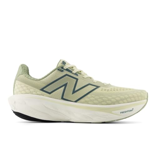New Balance Men's Fresh Foam X 1080 V14 Running Shoe, Pale Moss/New Spruce/Linen, 11.5 M