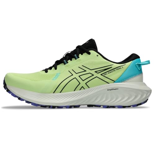 ASICS Men's Gel-Excite Trail 2 Running Shoes, 15, Lime Green/Black