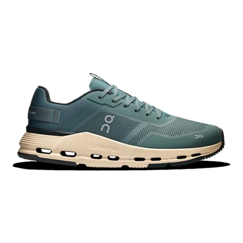On Cloudnova TT - Men's Casual Running Shoes (Green/White) Size 9.5