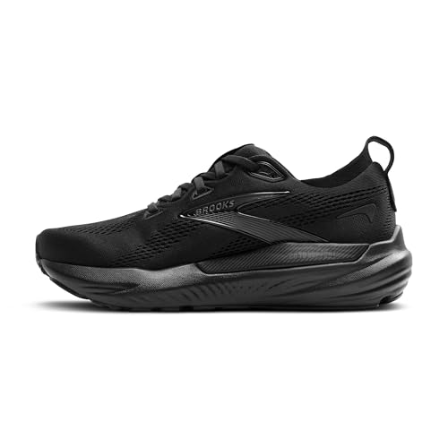 Brooks Women’s Glycerin GTS 22 Supportive Running Shoe - Black/Black/Ebony - 8 Medium