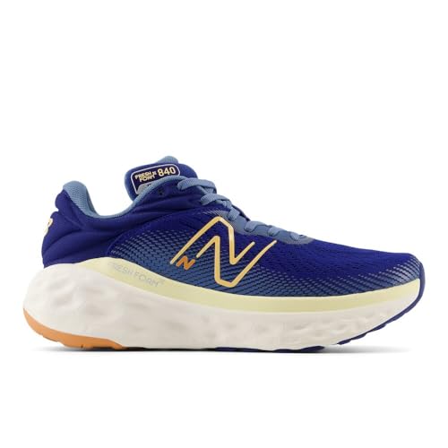 New Balance Women's Fresh Foam X 840 V1 Running Shoe, Inkwell/Heron Blue/Peach Blossom, 10 M