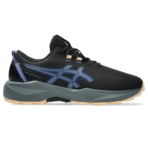 ASICS Kid's PRE Venture 11 Grade School Running Shoes, 6.5, Black/ASICS Blue