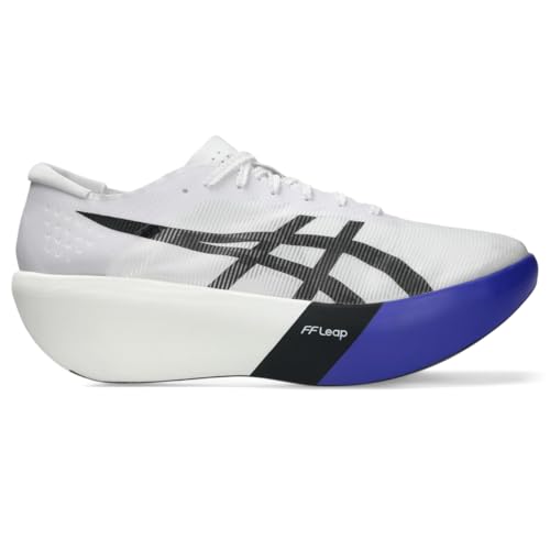 ASICS Unisex METASPEED RAY Running Shoes, 12M / 13.5W, White/Cobalt Burst