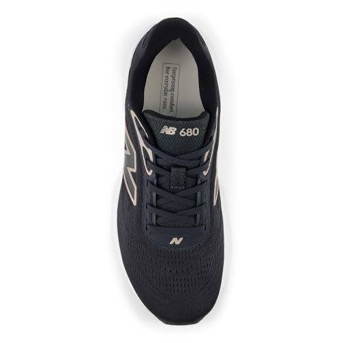 Women's New Balance Fresh Foam 680 v9 Running Shoes Black/Phantom alternate view 4