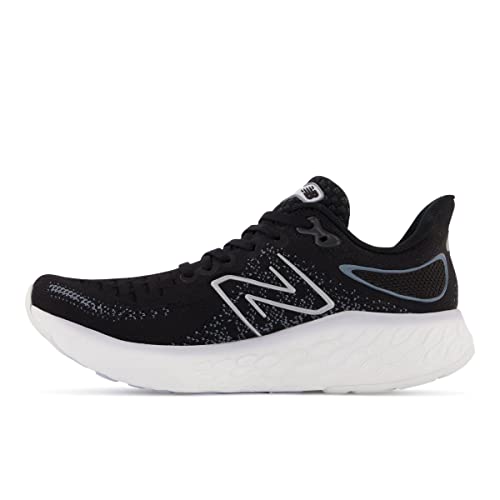 New Balance Women's Fresh Foam X 1080 V12 Running Shoe, Black/Thunder/Violet Haze, 5 Medium US