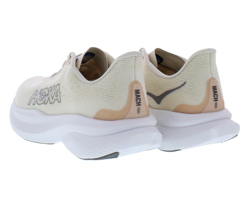 HOKA ONE ONE Mach 6 Womens Shoes Size 7.5, Color: Eggnog/Vanilla
