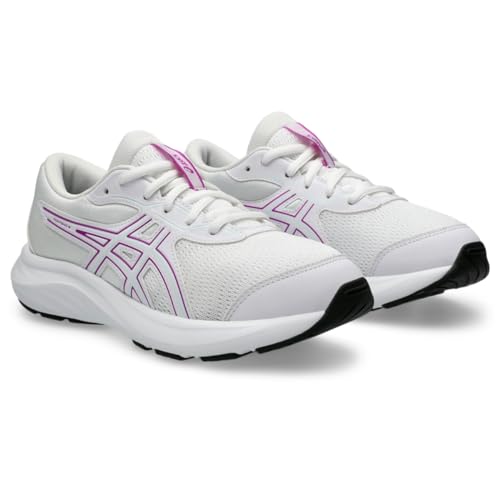 ASICS Kid's Contend 9 Grade School Running Shoes, 2, White/Soothing SEA