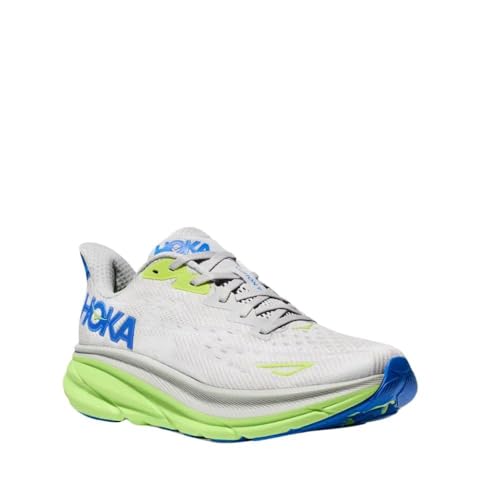 Hoka Men's Clifton 9 Stardust/Electric Cobalt 12.5 Medium