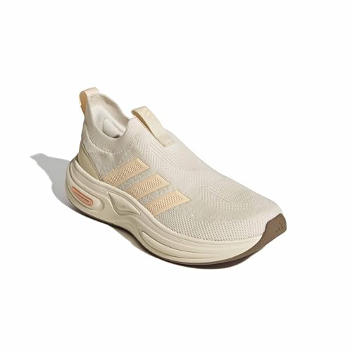 adidas Women's Cloudfoam Cuxxion - Sock, Wonder White/White/White, 9