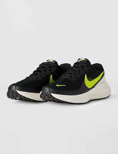 Nike Women's Revolution 8 Road Running Shoes, Black/Cyber-Phantom, 9