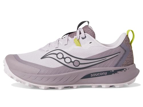 Saucony Women's Peregrine 15 Sneaker, Bloom/Quail, 11