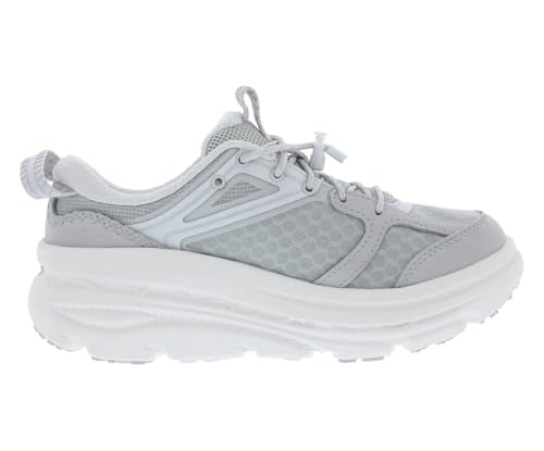 HOKA Bondi B3LS Unisex Shoes Size 5.5, Color: White/Grey