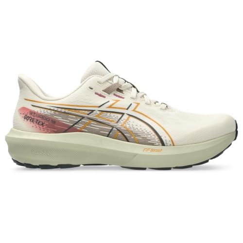 ASICS Men's GT-1000 15 GTX Running Shoes, 10.5, Oatmeal/Khaki