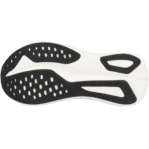 Hoka Women's Mach 7 Sneaker, Black/White, 9