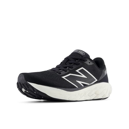 New Balance Women's Fresh Foam X 880 V14 Running Shoe, Black/Sea Salt/Silver Metallic, 6.5 XW - product image