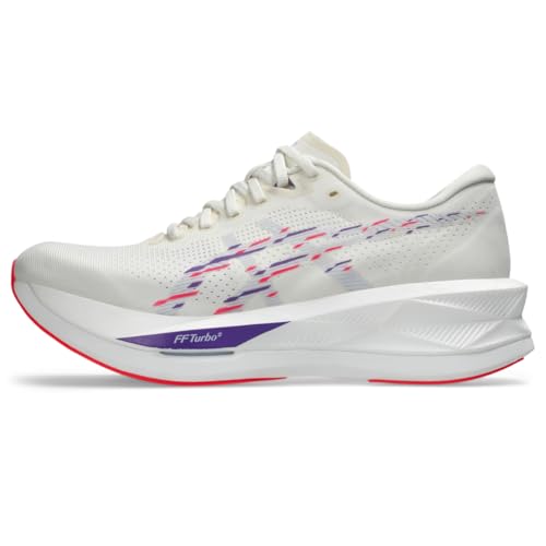 ASICS Men's SONICBLAST Running Shoes, 9.5, Cream/Blue Fade
