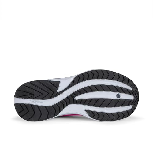 Saucony Cadence (Little Big Kid) Sneaker, Fuchsia, 4 Wide US Unisex