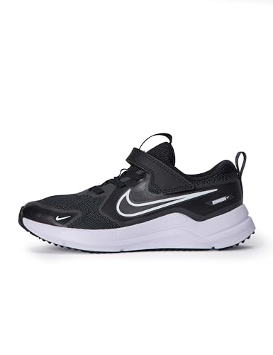 Nike Little Kid's Cosmic Runner Road Running Shoes, Black/White-Anthracite, 12C
