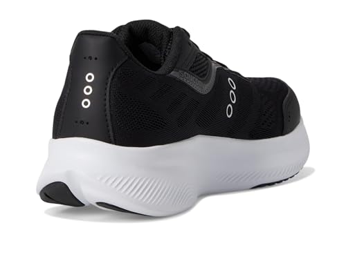 Saucony Men's Cohesion 18 Sneaker, Black/White, 10.5 Wide