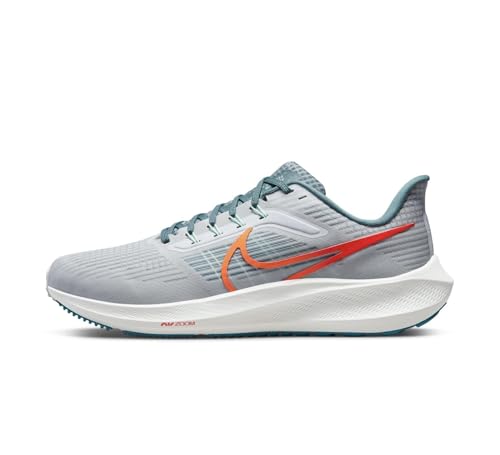 Nike Men's Air Zoom Pegasus Sneaker, Pure Platinum Total Orange, 11.5 US