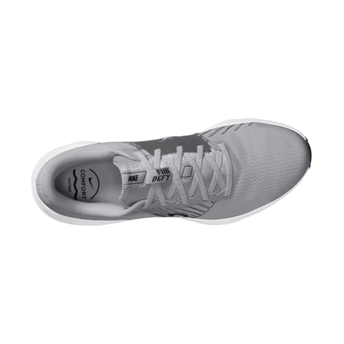 Nike Men's Run Defy Road Running Shoes, Wolf Grey/Black-White-Iron Grey, 9.5