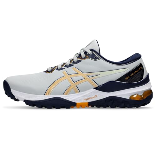 ASICS Men's Gel-Kayano ACE 2 Golf Shoes, 9.5, Glacier Grey/Amber
