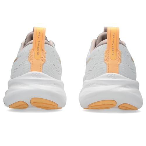ASICS Women's Gel-Pulse 16 Running Shoes, 9, White/Fawn