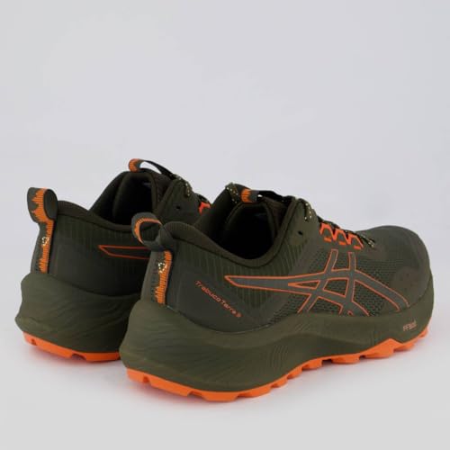 ASICS Men's Trabuco Terra 3 Sneaker, Brown Stone Spicy Red, 6.5