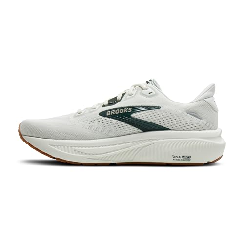 Brooks Men’s Ghost 18 Neutral Running & Walking Shoe - Grey/Spruce/Tan - 11.5 Medium