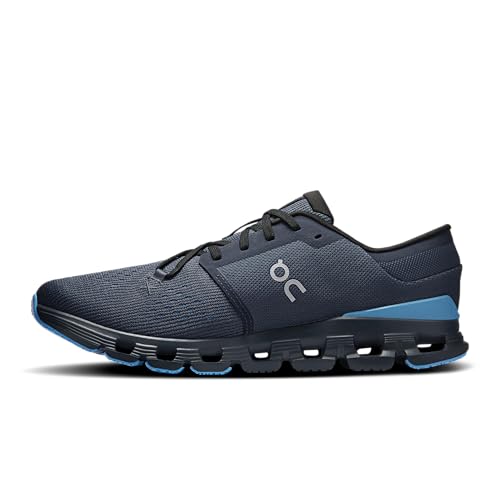 On Men's Cloud X 4 Sneakers, Navy/Gourami, 11.5 Medium US