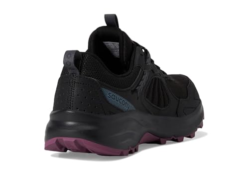 Saucony Women's Excursion Tr17 GTX Sneaker, Black/Plum, 7.5