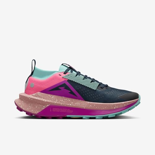 Women's Nike Zegama Trail 2 (400 - Armory Navy/Sail-Green Frost-Vivid Grape) - alternate view 3
