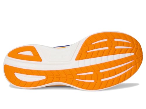 Saucony Men's Ride 18 Sneaker, Azurite/Peel, 9