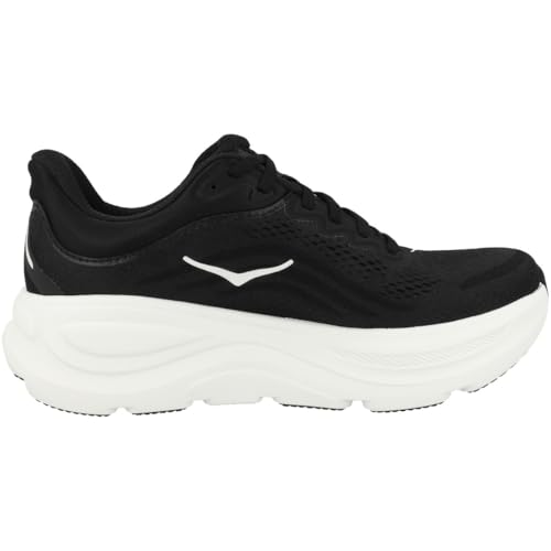 Hoka Women's Bondi 9 Black/White 8 Medium - alternate view 4