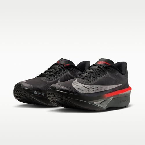 Nike Zoom Fly 6 Men's Road Racing Shoes (Black/Bright Crimson/Wolf Gray/Metallic Silver) Size 11