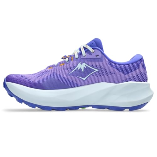 ASICS Women's Trabuco 14 Trail Running Shoes, 8.5, Amethyst/Cobalt Burst