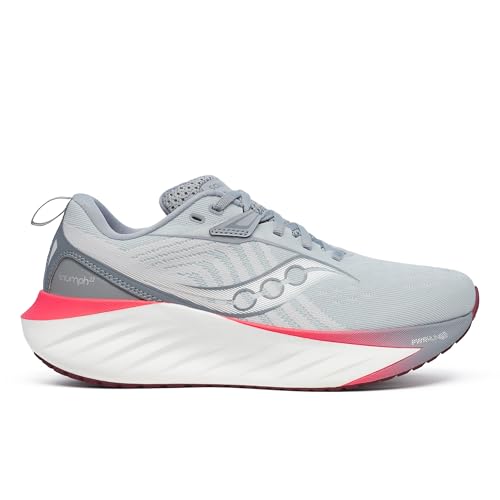 Saucony Women's Triumph 22 Running Shoe Cloud/Cayenne, Wide, 11